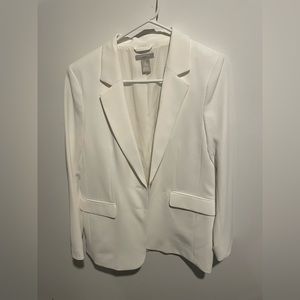 H&M white blazer